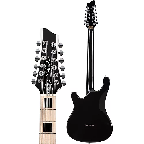 Schecter Guitar Research Stargazer-12 String Electric Guitar Gloss Black - musicians--Friend
