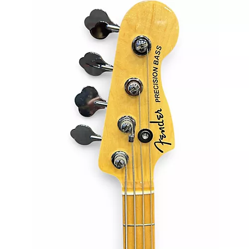 Used Fender American Elite Precision Bass Tobacco Sunburst Electric Bass Guitar Tobacco Sunburst - musicians--Friend