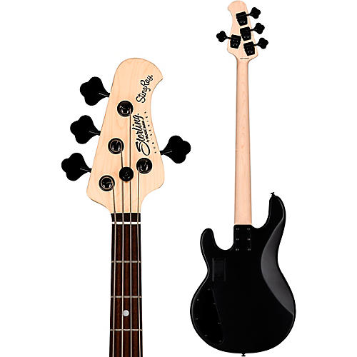 Sterling by Music Man StingRay Ray4HH Electric Bass Stealth Black - musicians--Friend