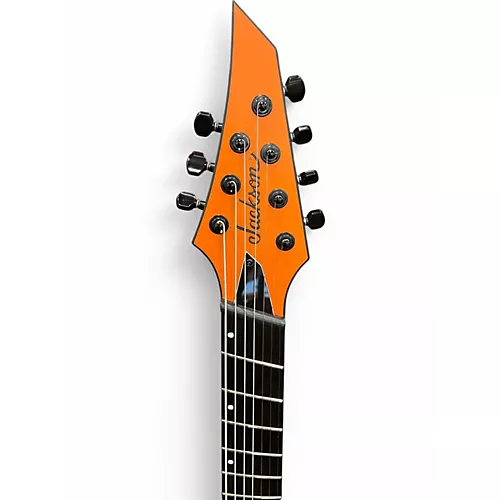 Used Jackson MDK HT7 FISHMAN ORANGE CRUSH Solid Body Electric Guitar ORANGE CRUSH - musicians--Friend