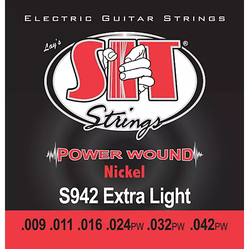 SIT Strings S942 Extra Light Power Wound Nickel Electric Guitar Strings - musicians--Friend