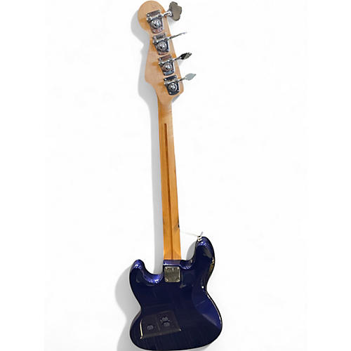 Used Fender Standard Jazz Bass Metallic Aqua Marine Electric Bass Guitar Metallic Aqua Marine - musicians--Friend