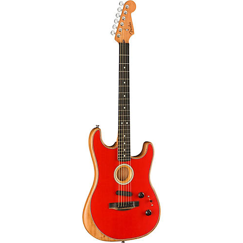 Fender American Acoustasonic Stratocaster Acoustic-Electric Guitar Natural - musicians--Friend