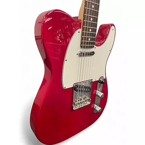 Used 2019 Fender American Professional Telecaster Crimson Red Trans Solid Body Electric Guitar Crimson Red Trans - musicians--Friend