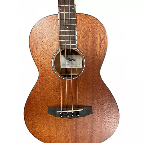 Used Ibanez PNB14E OPEN POUR NATURAL Acoustic Bass Guitar OPEN POUR NATURAL - musicians--Friend