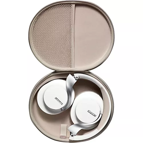 Open-Box Shure AONIC 40 Wireless Noise Cancelling Headphones Condition 1 - Mint White - musicians--Friend