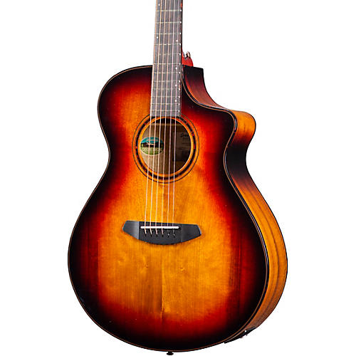 Breedlove Pursuit Exotic S CE Concert Acoustic-Electric Guitar Blackberry - musicians--Friend