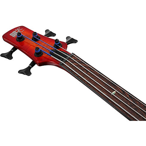 Ibanez SRD900F 4-String Fretless Electric Bass Guitar Brown Topaz Burst Low Gloss - musicians--Friend