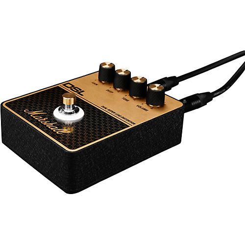 Marshall DSL Overdrive Effects Pedal Black and Gold - musicians--Friend