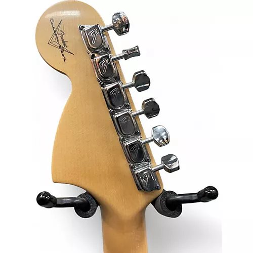 Used 2022 Fender custom shop 1968 stratocasterrelic Black Solid Body Electric Guitar Black - musicians--Friend