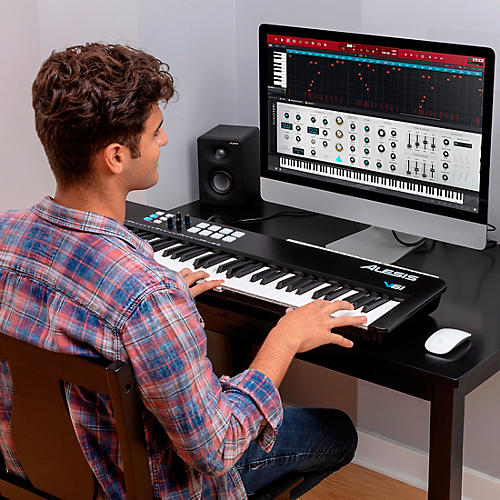 Alesis V61 MKII 61-Key Keyboard Controller - musicians--Friend
