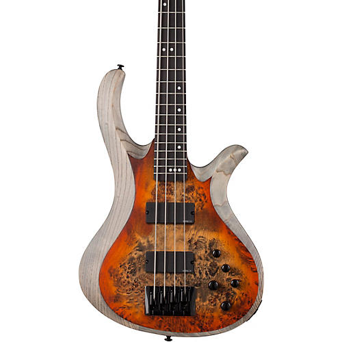Schecter Guitar Research Riot-4 Bass Aurora Burst - musicians--Friend