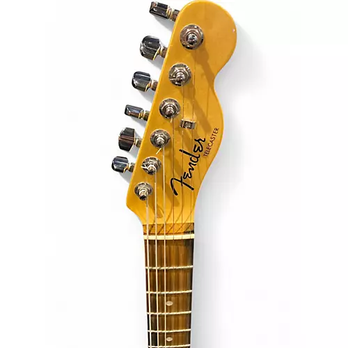 Used Fender American Elite Telecaster Ebony Solid Body Electric Guitar Ebony - musicians--Friend