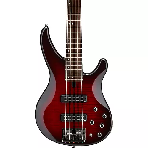 Yamaha TRBX605FM 5-String Electric Bass Guitar Natural Satin - musicians--Friend