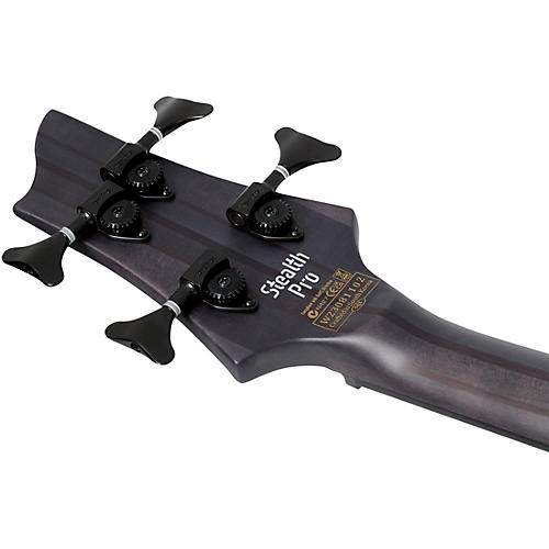 Schecter Guitar Research Stiletto-4 Stealth Pro EX Satin Black - musicians--Friend