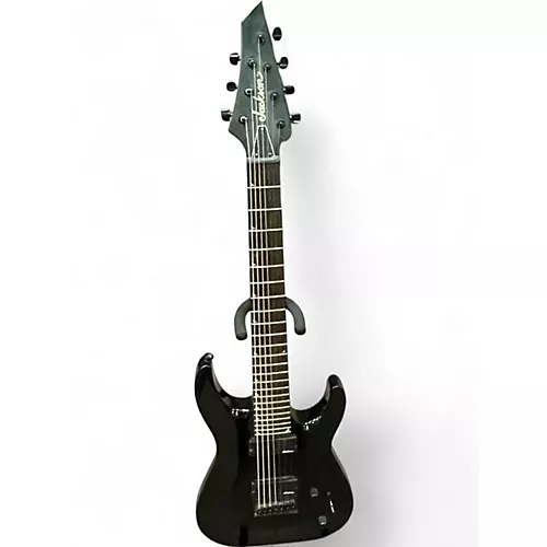 Used Jackson JS22-7 Dinky 7 String BLACK Solid Body Electric Guitar BLACK - musicians--Friend