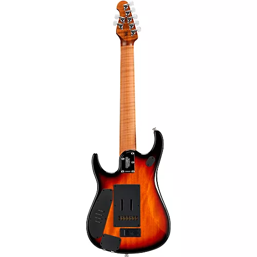 Ernie Ball Music Man JP15 7 7-String Flamed Maple Top Electric Guitar Cerulean Paradise - musicians--Friend