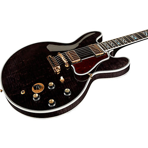 Gibson Custom B.B. King Lucille Legacy Semi-Hollow Electric Guitar Transparent Ebony - musicians--Friend