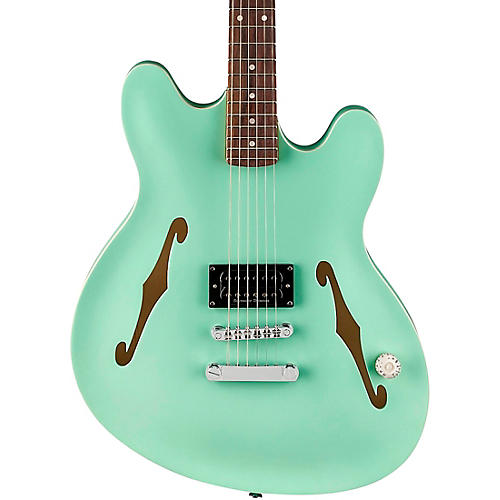Fender Tom DeLonge Starcaster Electric Guitar Satin Shell Pink - musicians--Friend