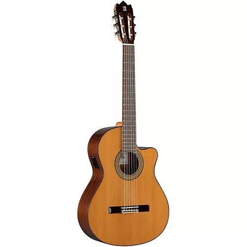 Alhambra 3 C CW Classical Acoustic-Electric Guitar Gloss Natural - musicians--Friend