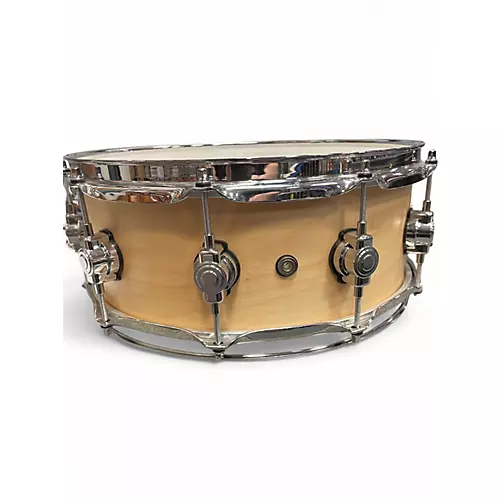 Used DW 5.5X14 Performance Series Snare Maple Drum Maple 10 - musicians--Friend
