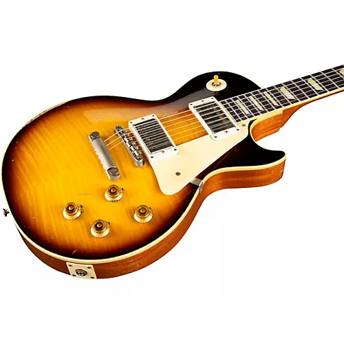 Gibson Custom Murphy Lab 1959 Les Paul Standard Reissue Ultra Heavy Aged Electric Guitar Kindred Burst - musicians--Friend