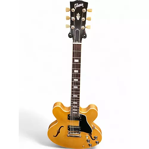 Used Gibson ES335 Figured Top Natural Hollow Body Electric Guitar Natural - musicians--Friend