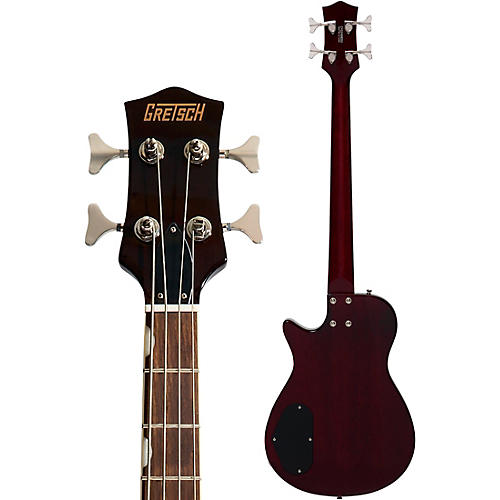 Gretsch Guitars Streamliner Jet Club Bass Single-Cut Short-Scale Bass Walnut Stain - musicians--Friend