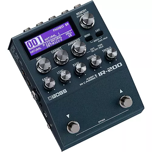 BOSS IR-200 Amp and Cabinet Processor Effects Pedal Black - musicians--Friend
