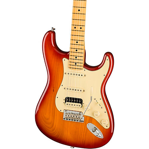 Fender American Professional II Roasted Pine Stratocaster HSS Electric Guitar Sienna Sunburst - musicians--Friend