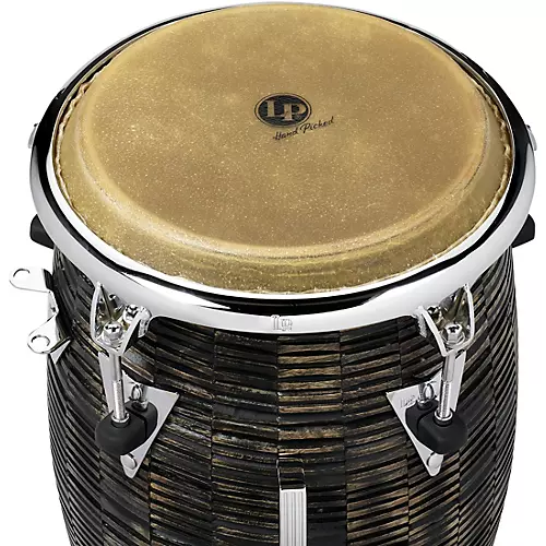 LP Pedrito Martinez Signature Top Tuning Deep Cut Mango Conga 11.75 in. Stained Mocha - musicians--Friend
