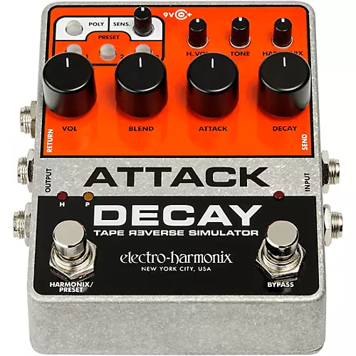 Electro-Harmonix Attack Decay Effects Pedal - musicians--Friend