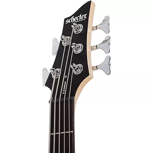 Schecter Guitar Research C-5 Deluxe Electric Bass Satin Metallic Light Blue - musicians--Friend