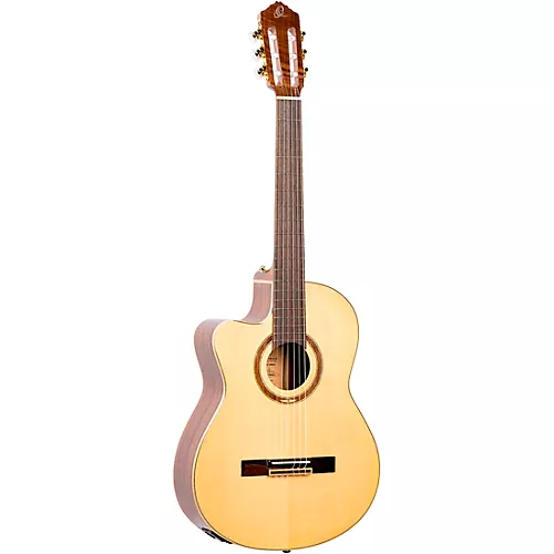 Ortega Performer Series RCE138SN-L Acoustic Electric Nylon Guitar Natural - musicians--Friend