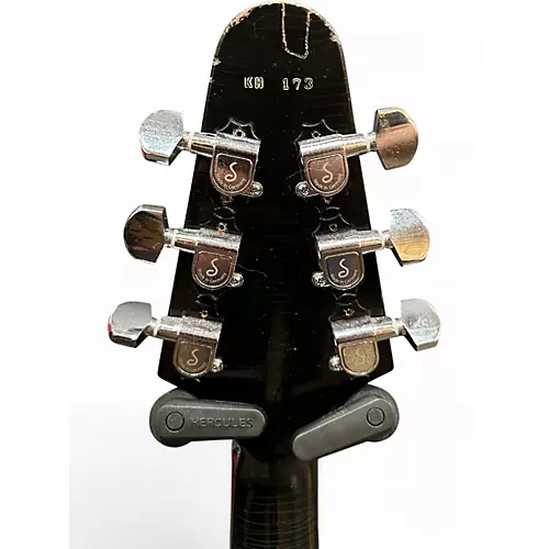 Used 2023 Gibson Custom Shop Murphy Lab Kirk Hammett 1979 Flying V Ebony Solid Body Electric Guitar Ebony - musicians--Friend