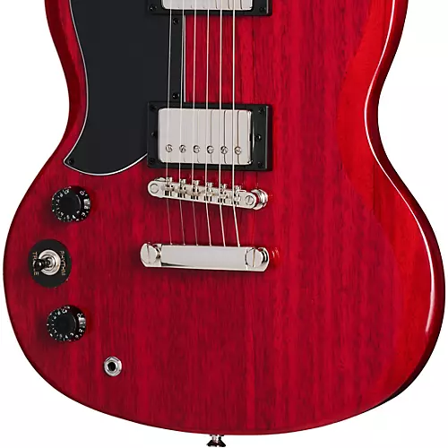 Epiphone SG Tribute Left-Handed Electric Guitar Cherry - musicians--Friend
