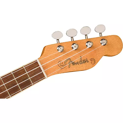 Fender Fullerton Telecaster Acoustic-Electric Ukulele Black - musicians--Friend