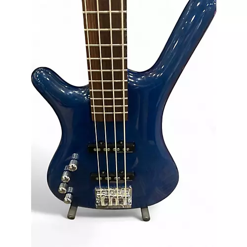 Used RockBass by Warwick Corvette Blue Electric Bass Guitar Blue - musicians--Friend