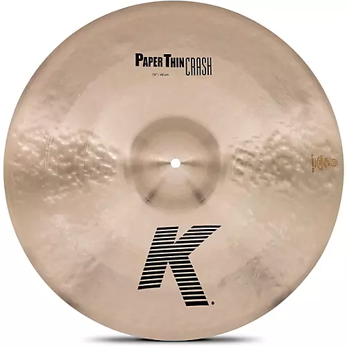 Zildjian K Paper Thin Crash Cymbal 21 in. - musicians--Friend