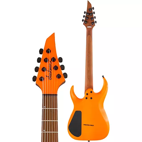 Jackson Pro Series Misha Mansoor Juggernaut HT7FM 7-String Electric Guitar Neon Orange - musicians--Friend