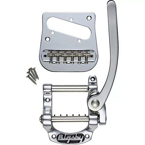 Bigsby B5 Telecaster Vibrato Kit - Telecaster and Similar Flat Top Solid Body Guitars Chrome - musicians--Friend