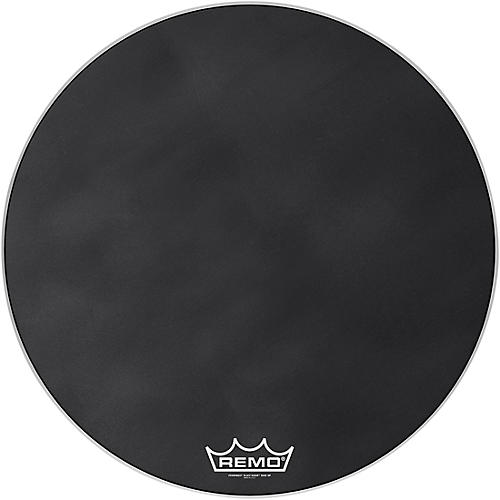 Remo Powermax Black Suede Crimplock Bass Drum Head 20 in. - musicians--Friend
