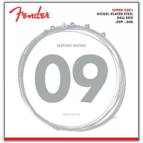 Fender 250LR Super 250 Nickel-Plated Steel Electric Strings - Light/ - musicians--Friend