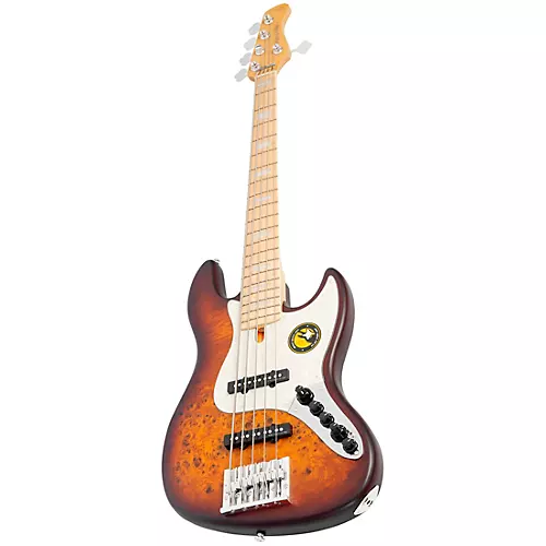 Sire Marcus Miller V7 Swamp Ash Reissue 5-String Electric Bass Satin Transparent Green - musicians--Friend