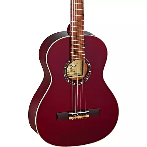 Ortega Family Series R121-3/4WR 3/4 Size Classical Guitar Transparent Wine Red 0.75 - musicians--Friend