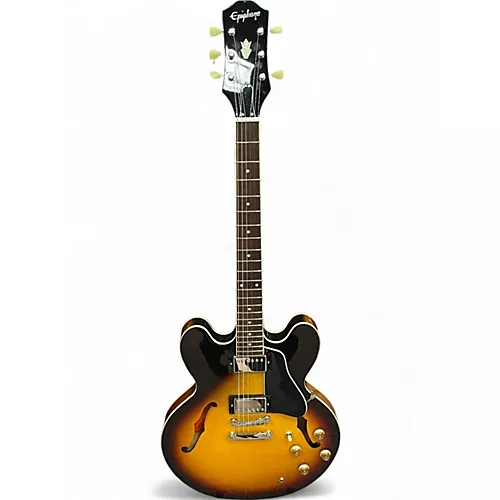 Used Epiphone ES-335 IG 2 Color Sunburst Solid Body Electric Guitar 2 Color Sunburst - musicians--Friend