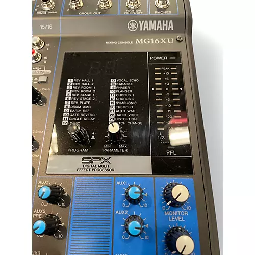 Used Yamaha MG16XU Unpowered Mixer - musicians--Friend
