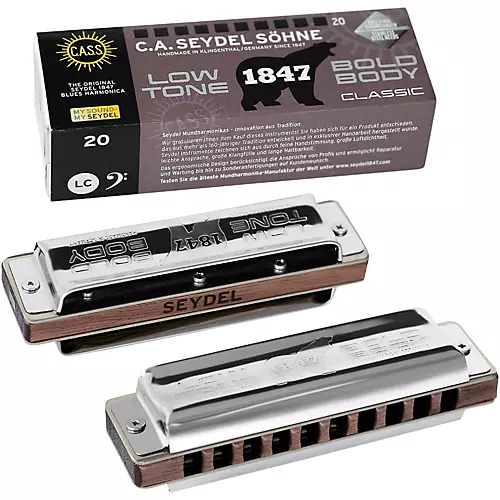 SEYDEL Blues Classic 1847 Harmonica Low G - musicians--Friend