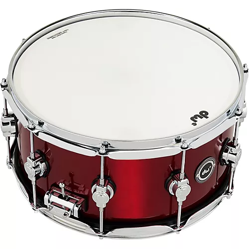 DW DWe Wireless Acoustic/Electronic Convertible Snare Drum 14 x 5 in. Lacquer Custom Specialty Black Cherry Metallic - musicians--Friend