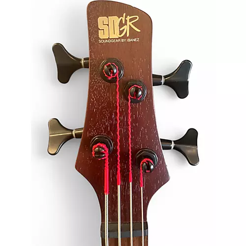 Used Ibanez SR500E WOOD Electric Bass Guitar WOOD - musicians--Friend